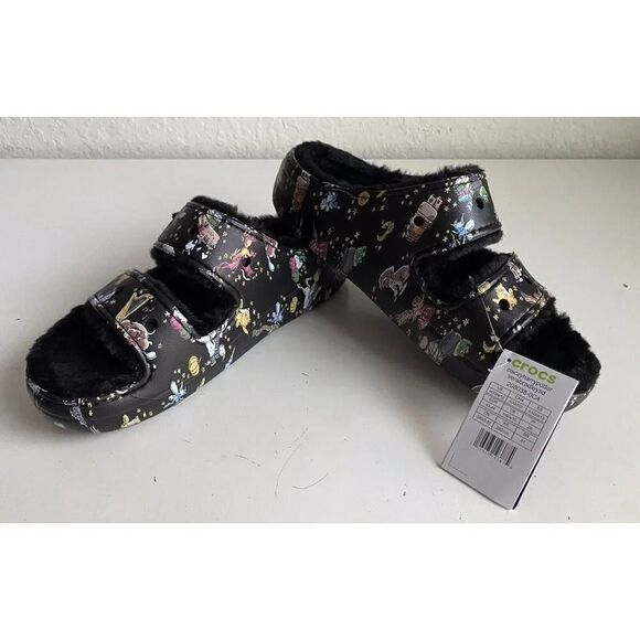 Vera Bradley Crocs Sandals Wizarding World Harry Potter Fur Lined Slides Men 10 - Picture 1 of 16